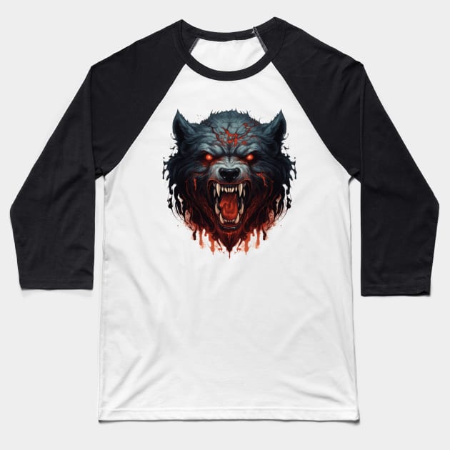 Diablo Druid Werebear Bear Crest Baseball T-Shirt by Nightarcade